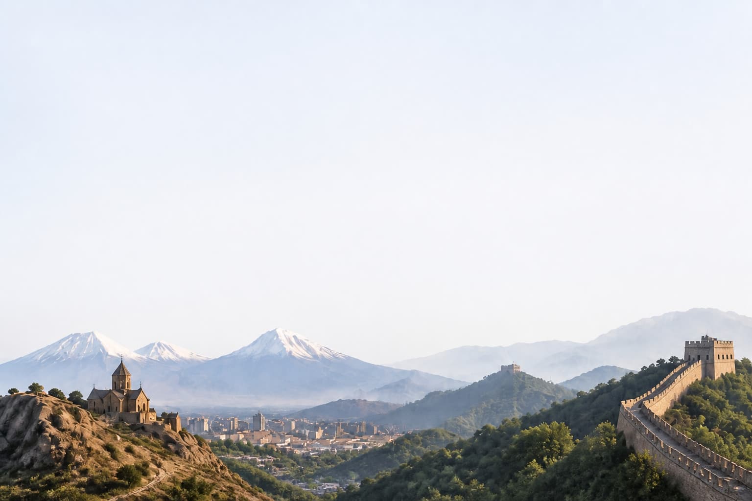 Khor Virap, Mount Ararat and the Great Wall